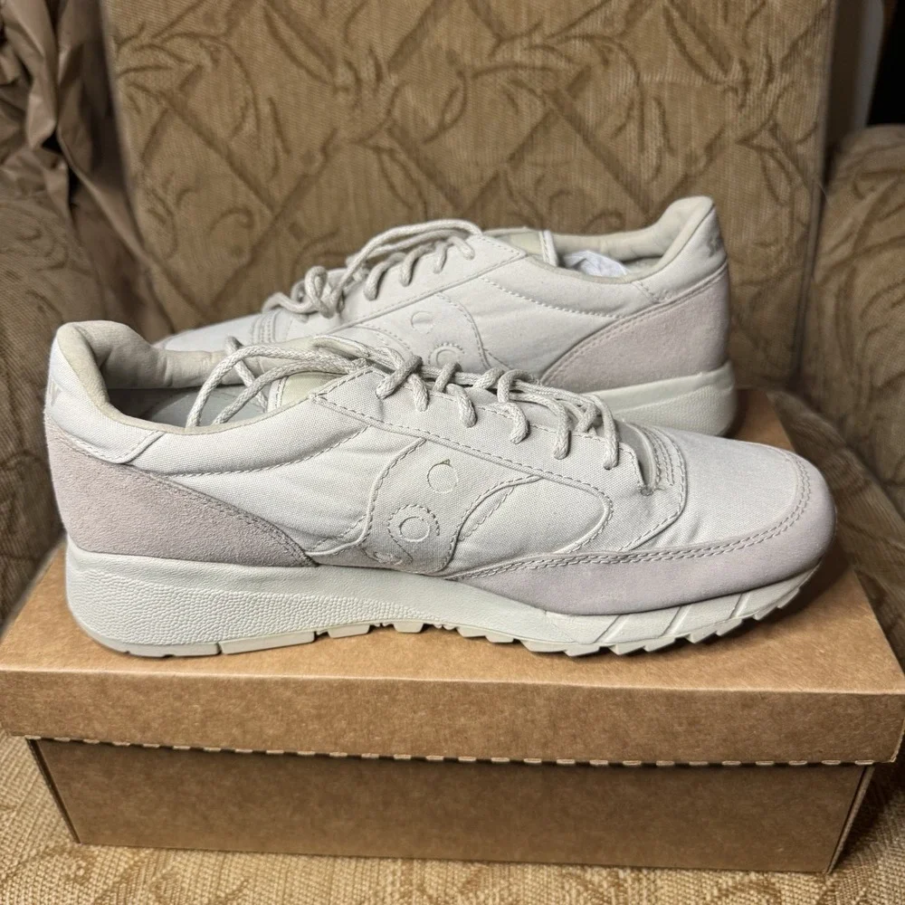 Saucony Jazz‎ 91 White Tan Men's 11 S70216-5 New
